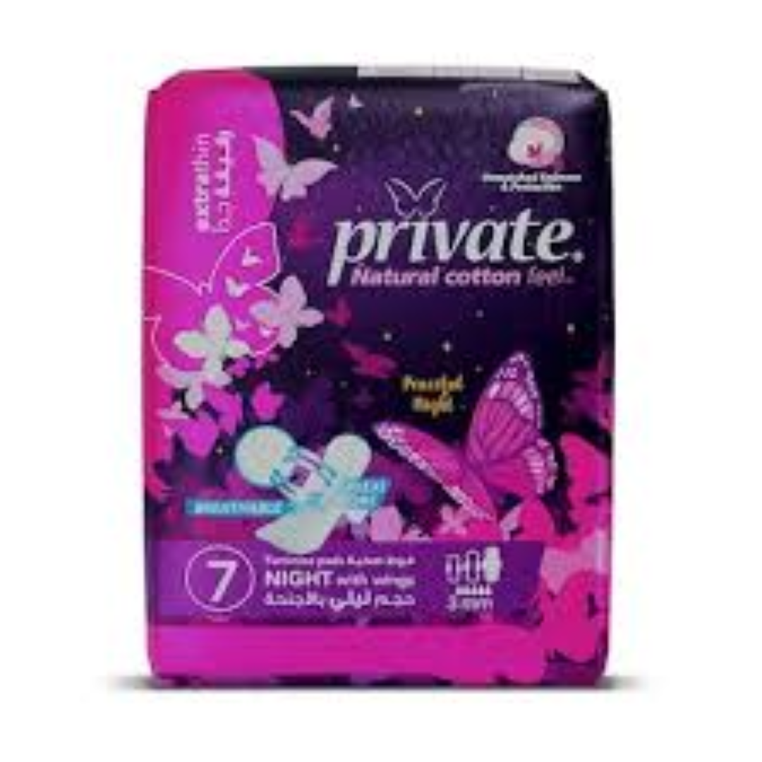 SANITA PRIVATE FEMININE 7 PADS NIGHT